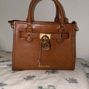 Michael Kors Tan Leather Satchel
